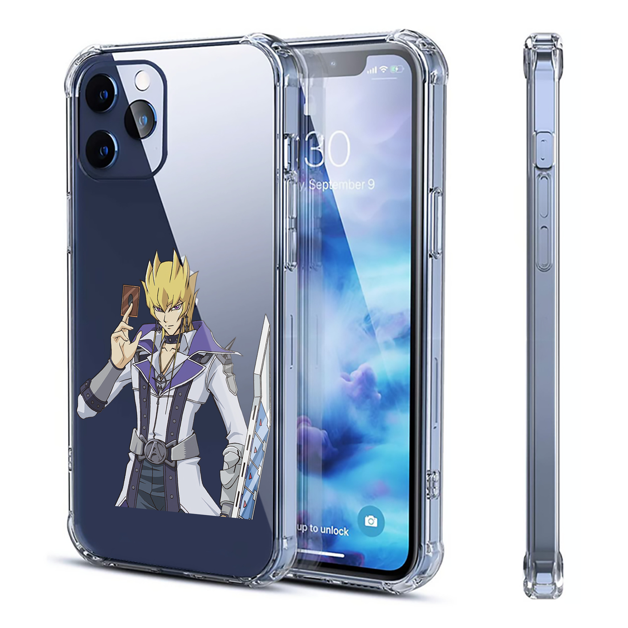 （画像用） 遊☆戯☆王 Yu-Gi-Oh! 【iPhone 12シリーズ対応】透明スマホケース（クリアソフトケース）